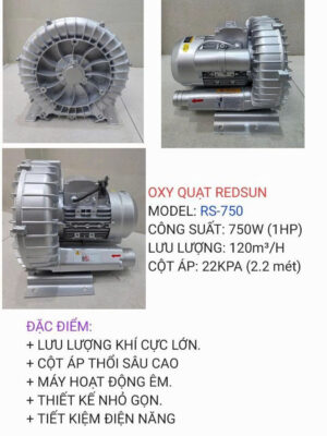 Đặc điểm Máy Thổi Khí Con Sò Resun-750