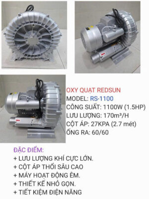 Đặc điểm Máy Thổi Khí Con Sò Resun-1100