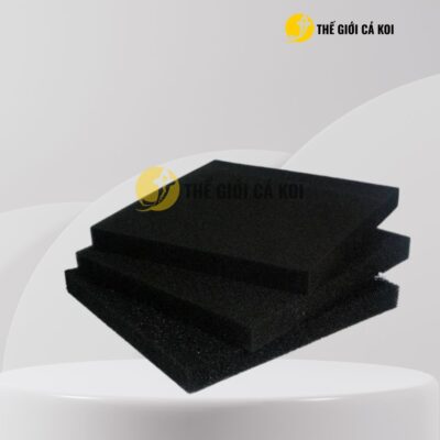 Bông lọc giúp hồ nước trong hơn