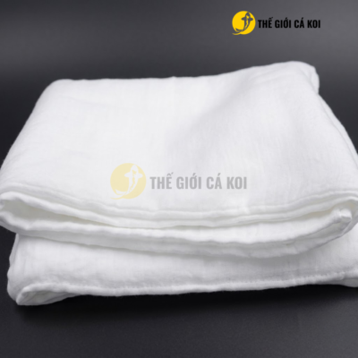 Khăn lọc có thiết kế 4 lớp giúp giữ lại chất bẩn tối đa