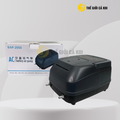 Máy Sủi Oxy Tích Điện Jecod BAP 2050-2060 có tại Thế Giới Cá Koi