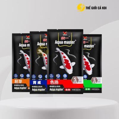 Trọn bộ sản phẩm cám cá koi Akasumi tại Thế Giới Cá Koi