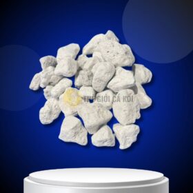 Đá Lông Vũ 12kg (Nham Thạch Trắng) – Vật Liệu Lọc Tuyệt Đối Cho Hồ Cá Koi