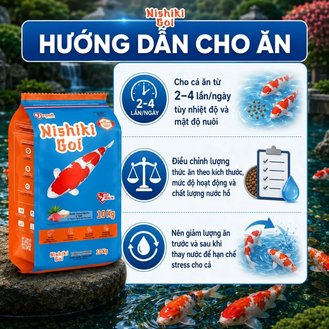 Hướng dẫn cho cá ăn hợp lý