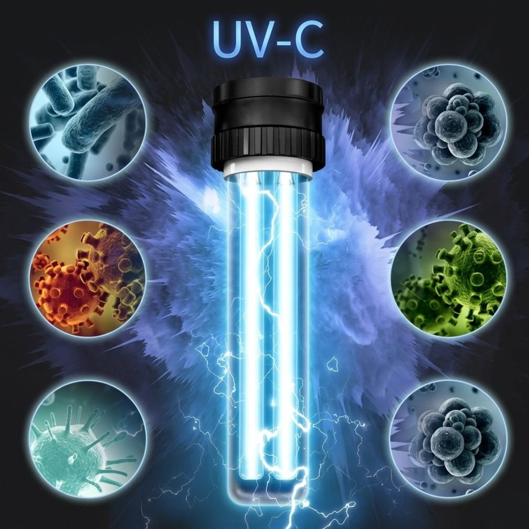 Tích hợp đèn UV hạn chế sự phát triển của tảo xanh