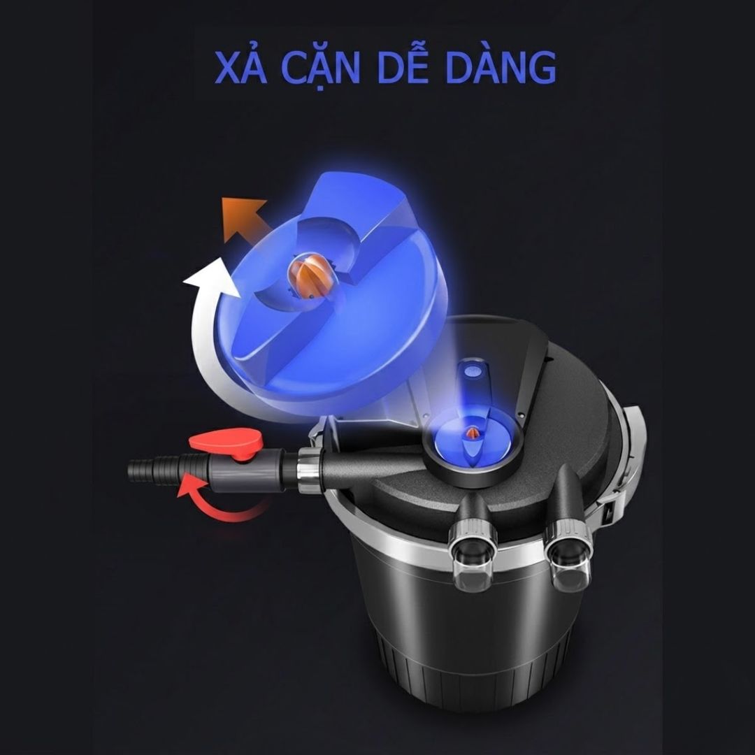 Xả cặn cực đơn giản