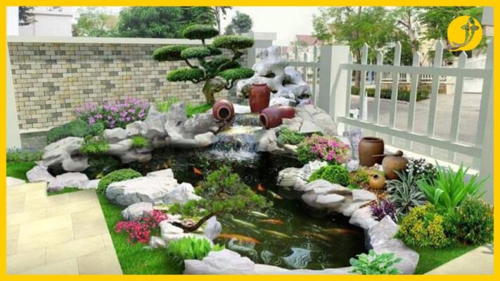 Mẫu hồ cá koi ngoài trời đẹp nhất cho sân vườn nhỏ