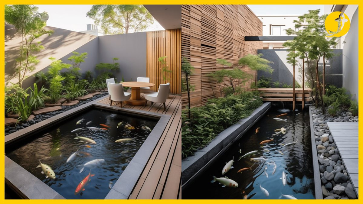 Thiết kế hồ cá koi đẹp cho biệt thự hiện đại Thiết kế hồ cá koi đẹp cho biệt thự hiện đại